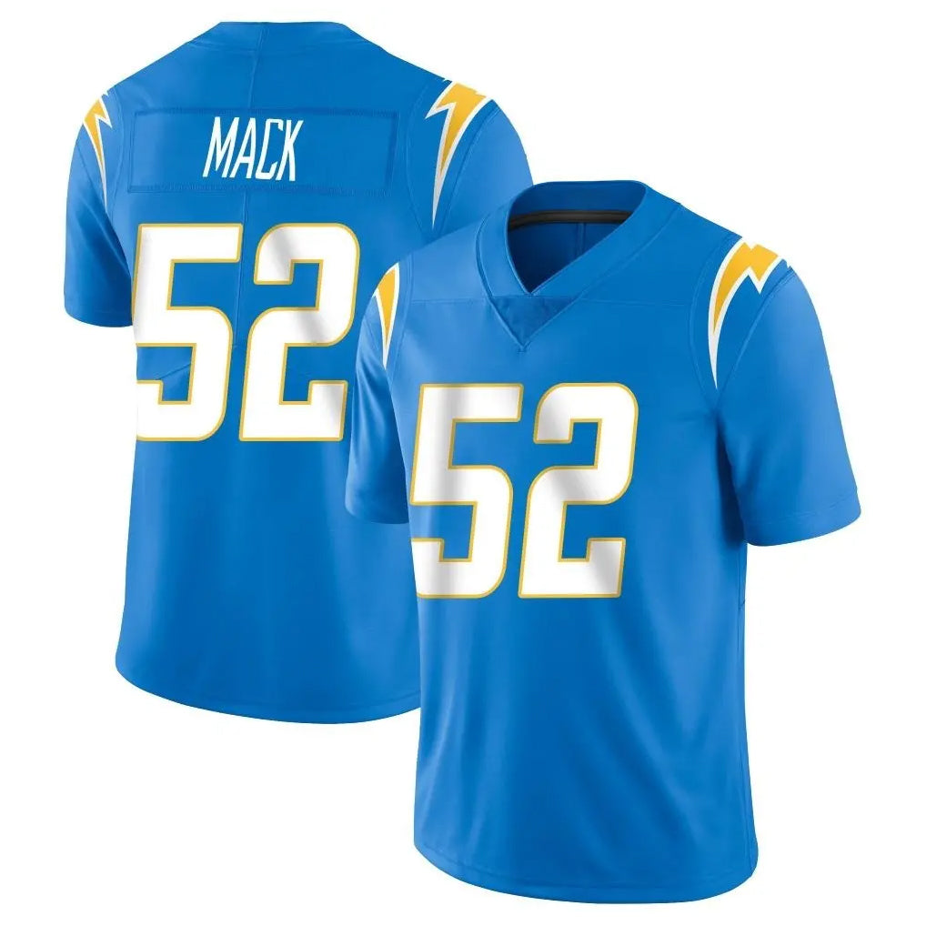 harde LA.Chargers #52 Khalil Mack Player Blue Limited Vapor Untouchable Home Game Stitched Jerseys