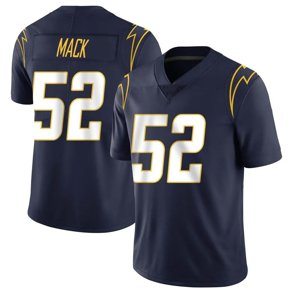 harde LA.Chargers #52 Khalil Mack Player Navy Limited Vapor Untouchable Home Game Stitched Jerseys