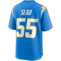 harde LA.Chargers #55 Junior Seau Powder Blue Game Retired Player Stitched Jerseys