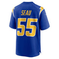 harde LA.Chargers #55 Junior Seau Royal Retired Player Alternate Game Stitched Jerseys