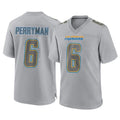 harde LA.Chargers #6 Denzel Perryman Player Gray Atmosphere Fashion Home Game Stitched Jerseys
