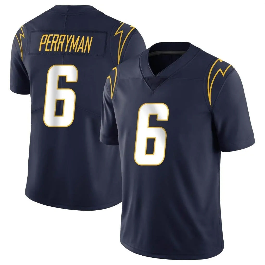 harde LA.Chargers #6 Denzel Perryman Player Navy Limited Vapor Untouchable Home Game Stitched Jerseys