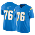 harde LA.Chargers #76 Joe Alt Player Blue Limited Vapor F.U.S.E. Home Game Stitched Jerseys