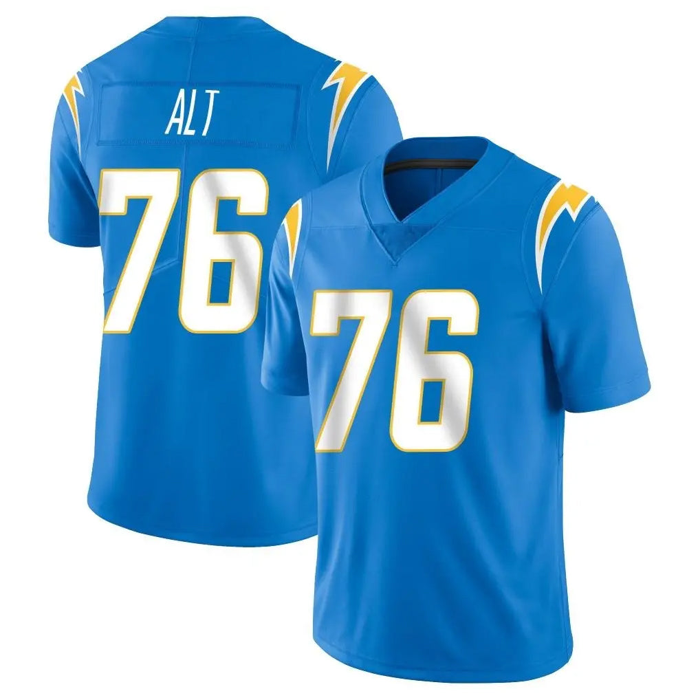 harde LA.Chargers #76 Joe Alt Player Blue Limited Vapor Untouchable Home Game Stitched Jerseys