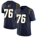 harde LA.Chargers #76 Joe Alt Player Navy Limited Vapor Untouchable Home Game Stitched Jerseys