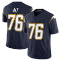 harde LA.Chargers #76 Joe Alt Player Navy Vapor F.U.S.E. Limited Home Game Stitched Jerseys