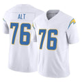 harde LA.Chargers #76 Joe Alt Player White Limited Vapor F.U.S.E. Home Game Stitched Jerseys