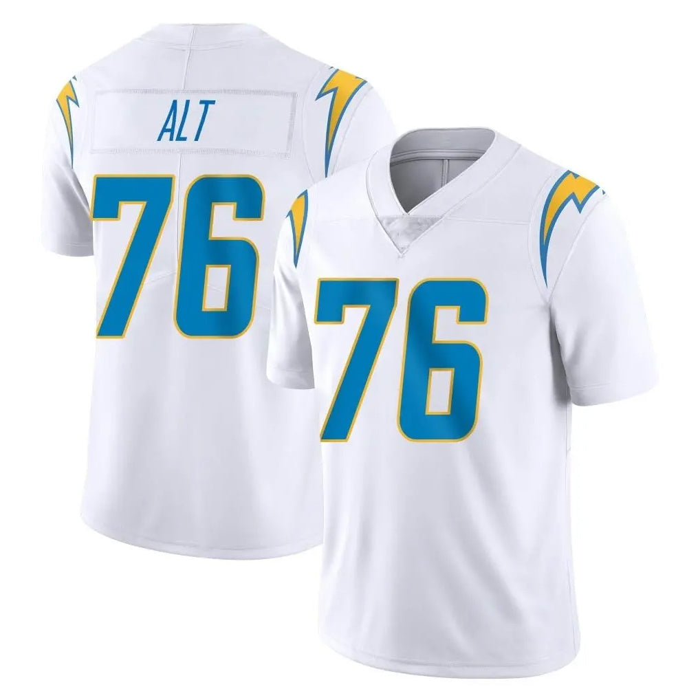 harde LA.Chargers #76 Joe Alt Player White Limited Vapor Untouchable Home Game Stitched Jerseys