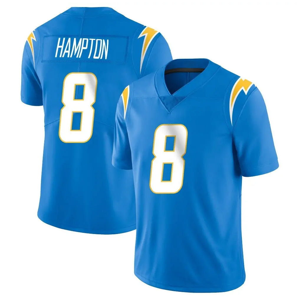 harde LA.Chargers #8 Omarion Hampton Player Blue Limited Vapor Untouchable Home Game Stitched Jerseys