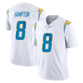 harde LA.Chargers #8 Omarion Hampton Player White Limited Vapor Untouchable Home Game Stitched Jerseys