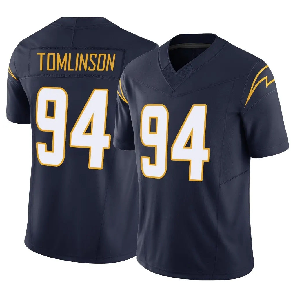 harde LA.Chargers #94 Dalvin Tomlinson Player Navy Limited Vapor F.U.S.E. Home Game Stitched Jerseys