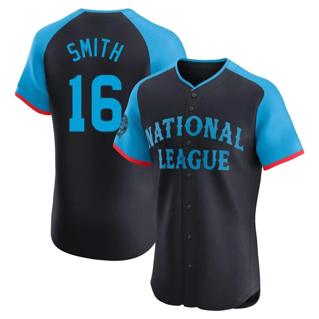 harde LA.Dodgers #16 Will Smith Player Black National League All-Star Limited Elite Home Stitched Jerseys