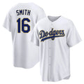 harde LA.Dodgers #16 Will Smith Player Gold White 2026 Collection Stadium Game Stitched Jerseys