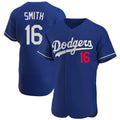 harde LA.Dodgers #16 Will Smith Player Royal Limited Elite Home Stitched Jerseys