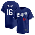 harde LA.Dodgers #16 Will Smith Player Royal Limited Home Stitched Jerseys