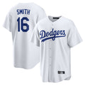 harde LA.Dodgers #16 Will Smith Player White Game Home Stitched Jerseys