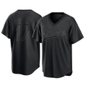 harde LA.Dodgers #17 Shohei Ohtani Player Black Pitch Fashion T-shirt Stitched Jerseys