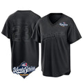 harde LA.Dodgers #23 Kyle Tucker Player Black World Series Pitch Fashion T-shirt Stitched Jerseys