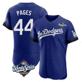 harde LA.Dodgers #44 Andy Pages Player Royal World Series City Connect Elite Home Stitched Jerseys