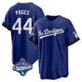 harde LA.Dodgers #44 Andy Pages Player Royal World Series Meet City Connect Home Game Stitched Jerseys