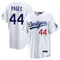 harde LA.Dodgers #44 Andy Pages Player White Home Game Stitched Jerseys