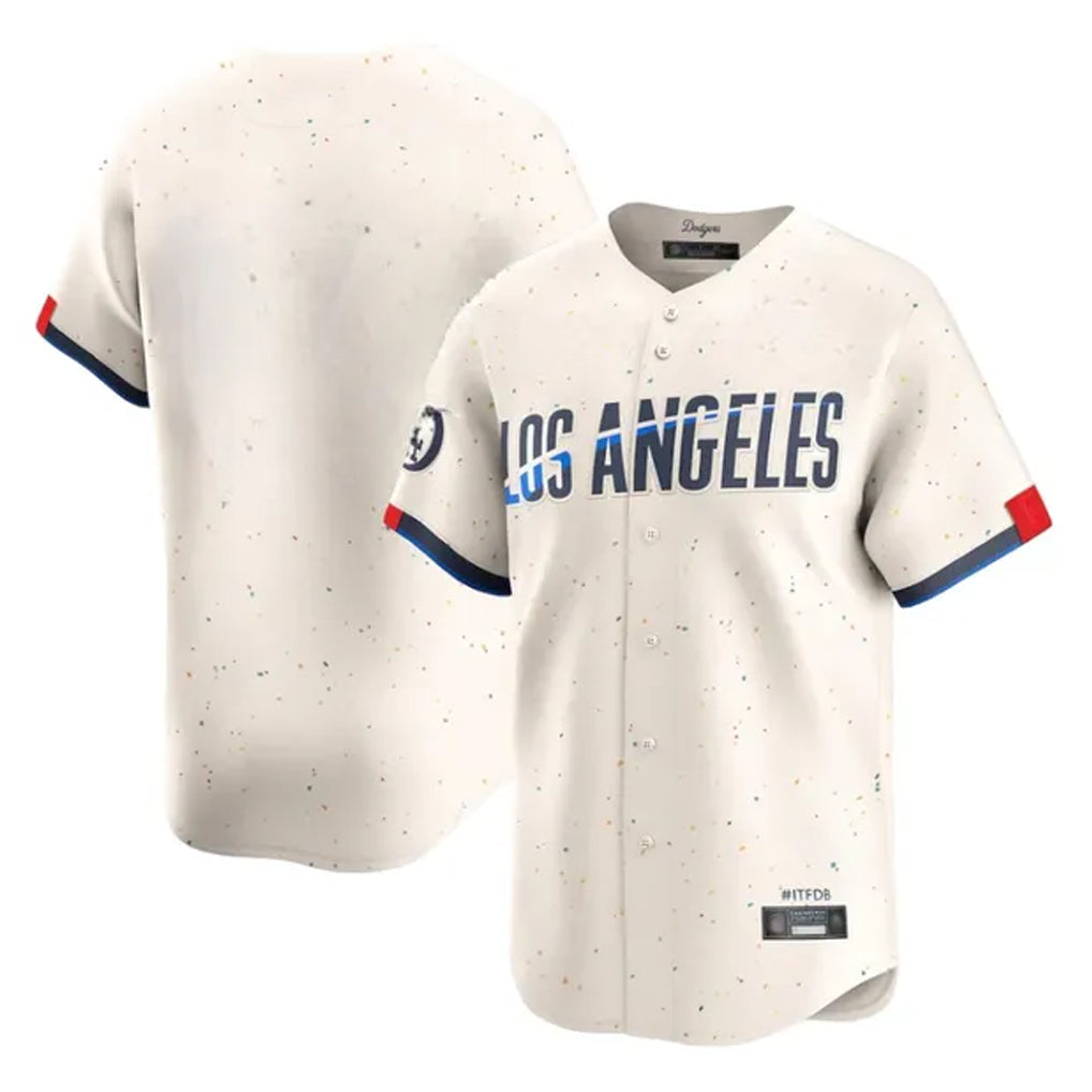 harde LA.Dodgers Blank Player Cream City Connect Limited Home Stitched Jerseys