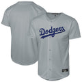 harde LA.Dodgers Blank Player Gray Game Stitched Jerseys