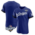harde LA.Dodgers Blank Player Royal City Connect Elite Home World Series Stitched Jerseys