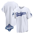 harde LA.Dodgers Blank Player White Home Game World Series Meet Stitched Jerseys
