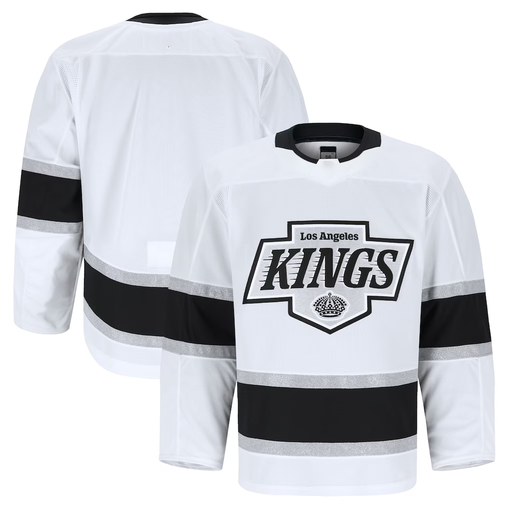 harde LA.Kings White Away Authentic Pro Jerseys