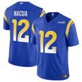harde LA.Rams #12 Puka Nacua Royal Vapor F.U.S.E. Limited Player Stitched Jerseys