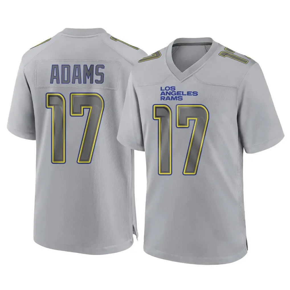 harde LA.Rams #17 Davante Adams Player Gray Atmosphere Fashion Home Game Stitched Jerseys