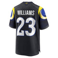harde LA.Rams #23 Kyren Williams Player Midnight Blue Rivalries Collection Game Stitched Jerseys