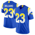 harde LA.Rams #23 Kyren Williams Player Royal Rivalries Vapor Limited Home Game Stitched Jerseys