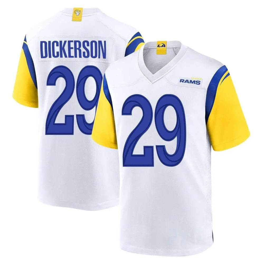 harde LA.Rams #29 Eric Dickerson Player White Home Game Stitched Jerseys