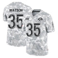 harde LA.Rams #35 Jaylen Watson Player Arctic Camo Salute To Service Limited Game Stitched Jerseys