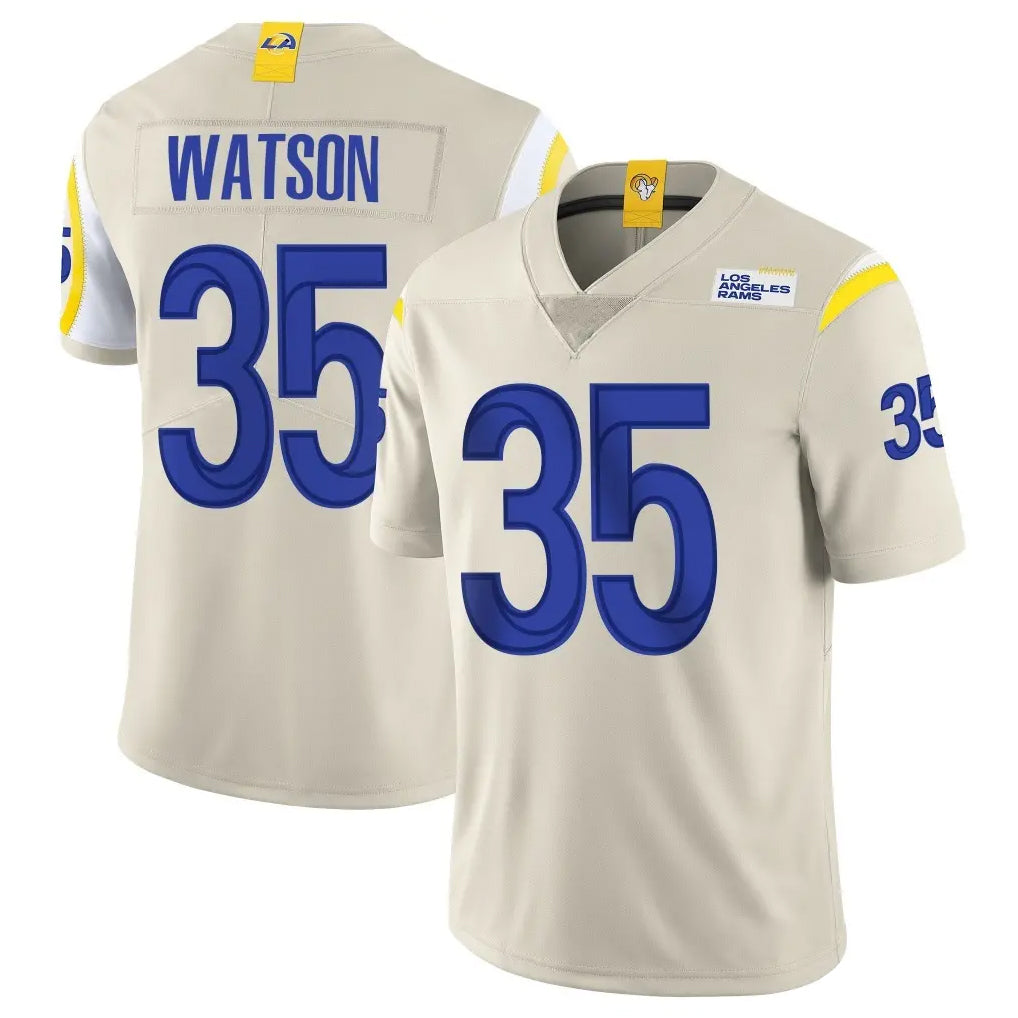 harde LA.Rams #35 Jaylen Watson Player Bone Limited Vapor Home Game Stitched Jerseys