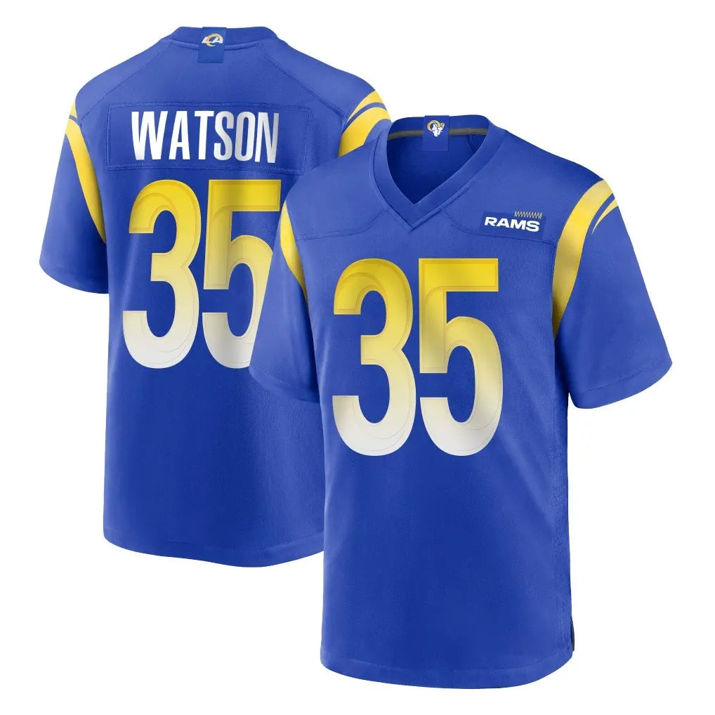 harde LA.Rams #35 Jaylen Watson Player Royal Home Game Stitched Jerseys