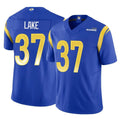 harde LA.Rams #37 Quentin Lake Player Royal Limited Vapor F.U.S.E. Home Game Stitched Jerseys