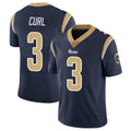 harde LA.Rams #3 Kam Curl Player Navy Limited Vapor Untouchable Home Game Stitched Jerseys