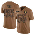 harde LA.Rams #55 Braden Fiske Player Brown Salute To Service Limited Stitched Jerseys