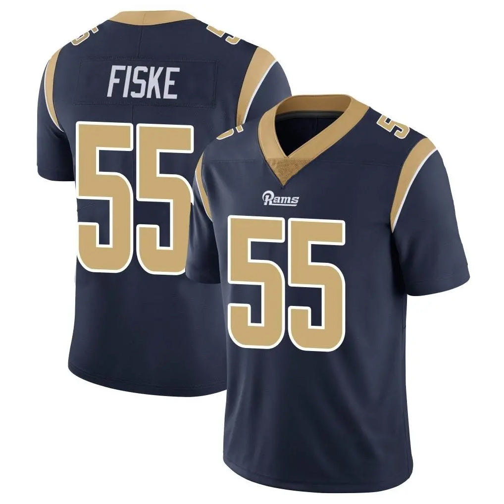 harde LA.Rams #55 Braden Fiske Player Navy Limited Vapor Untouchable Home Game Stitched Jerseys