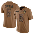 harde LA.Rams #5 Kamren Kinchens Player Brown Salute To Service Limited Stitched Jerseys
