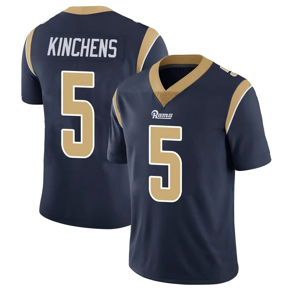 harde LA.Rams #5 Kamren Kinchens Player Navy Limited Vapor Untouchable Home Game Stitched Jerseys
