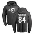 harde LA.Rams #84 Colby Parkinson Player Gray Pullover Hoodie Limited Game Stitched Jerseys