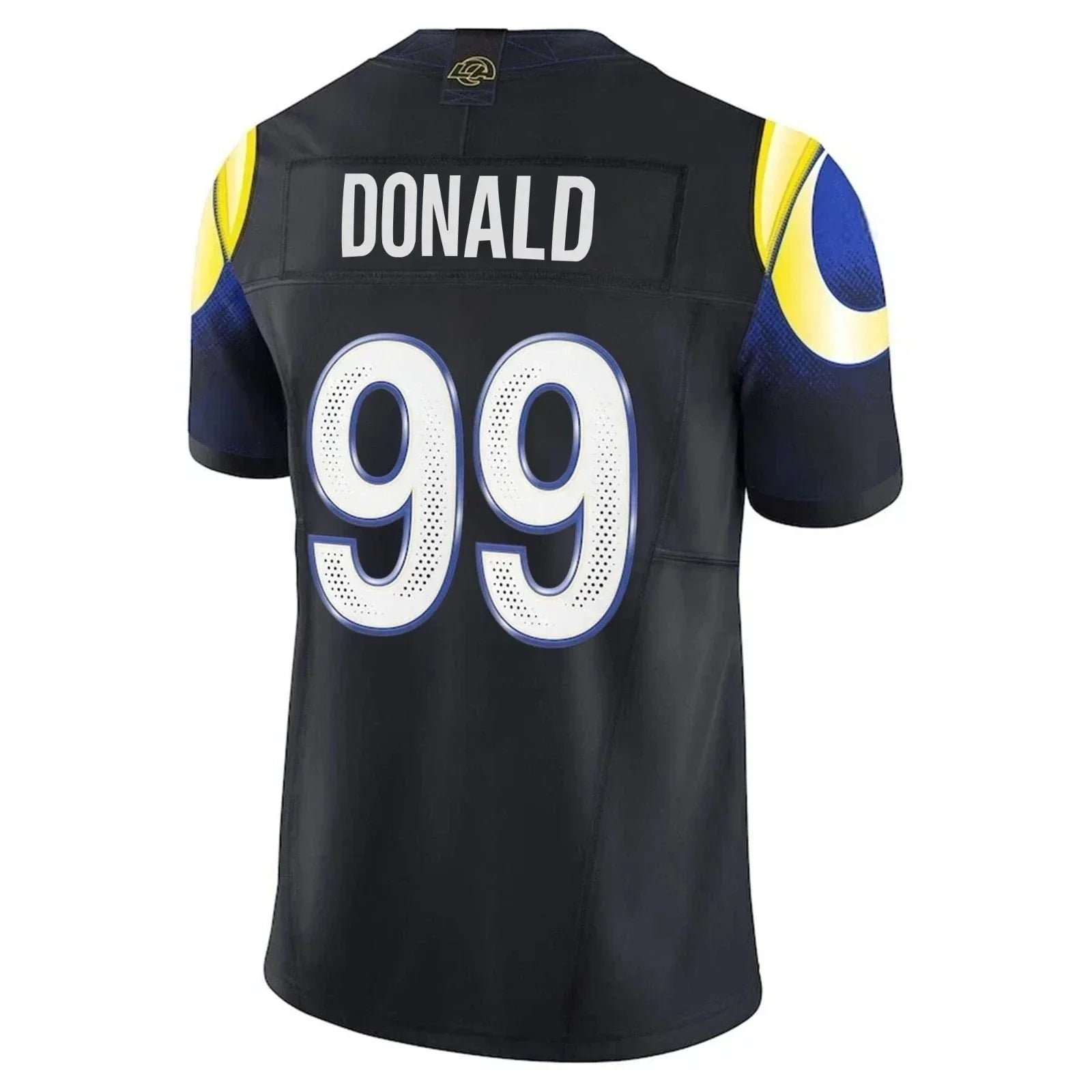 harde LA.Rams #99 Aaron Donald 2025 Rivalries Collection Limited Jersey - Midnight Blue Stitched Jerseys