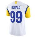 harde LA.Rams #99 Aaron Donald White Vapor F.U.S.E. Limited Jersey Stitched Jerseys