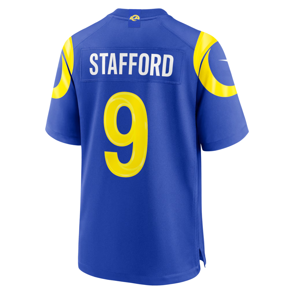 harde LA.Rams #9 Matthew Stafford Royal Team Game Player Stitched Jerseys