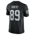 harde LV.Raiders #89 Brock Bowers Black Team Vapor F.U.S.E. Limited Stitched Jerseys