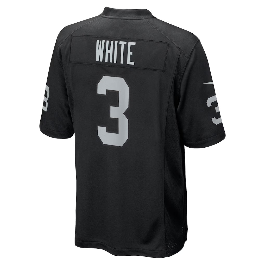 harde LV.Raiders #3 Zamir White Black Team Game Stitched Jerseys